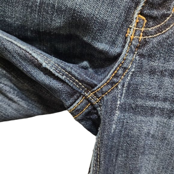 American Eagle Outfitters Jeans Women's Size 10 Blue Stretch Flare Artist - Picture 12 of 16